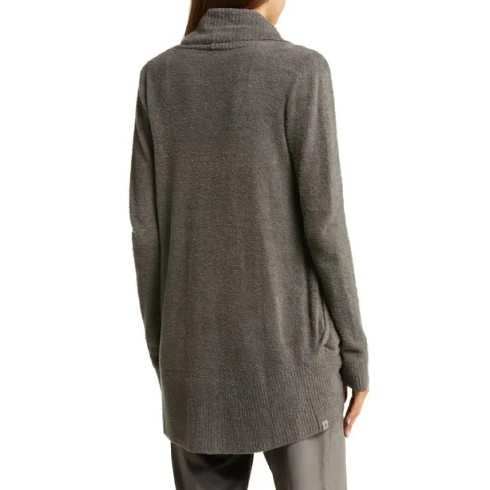 💕BAREFOOT DREAMS💕 CozyChic Lite Circle Cardigan ~ Mineral Gray Medium NWOT